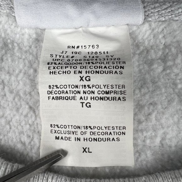 VTG Notre Dame de Sion 1912 Sweatshirt Extra Large Grey & Purple Faded Crewneck - Picture 7 of 14